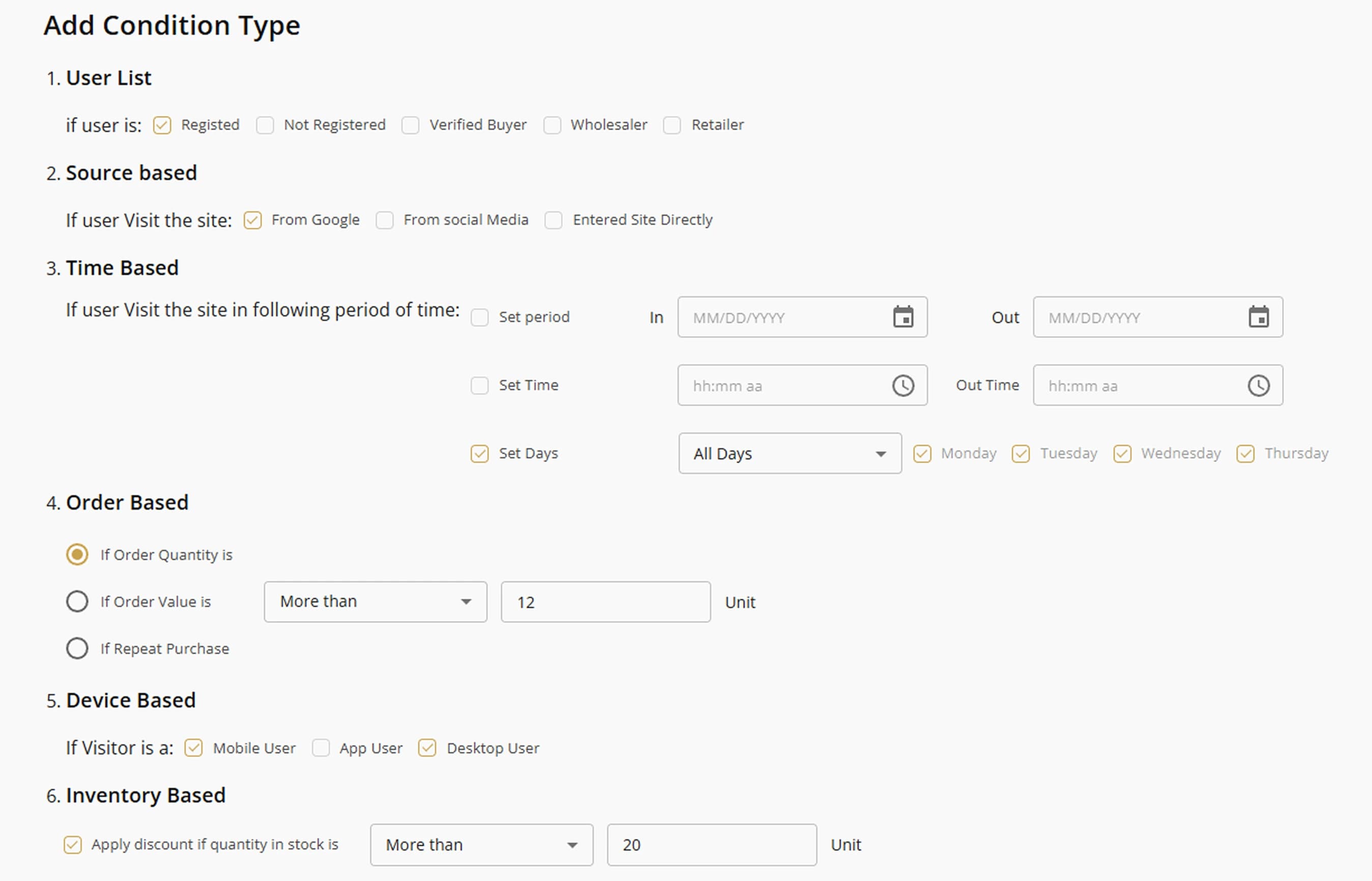 Dynamic Pricing Tool Mockup